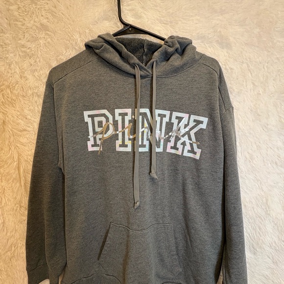 Victoria's Secret PINK Pullover | Charcoal Grey
Marble Hoodie | Size Large 🩶✨ - Picture 4 of 8